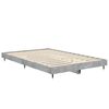 vidaXL Cadre de lit sans matelas gris b&eacute;ton 120x190 cm