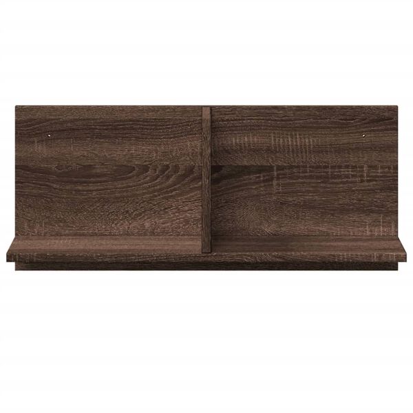vidaXL Armoire murale 70x16,5x30 cm ch&ecirc;ne marron bois d'ing&eacute;nierie