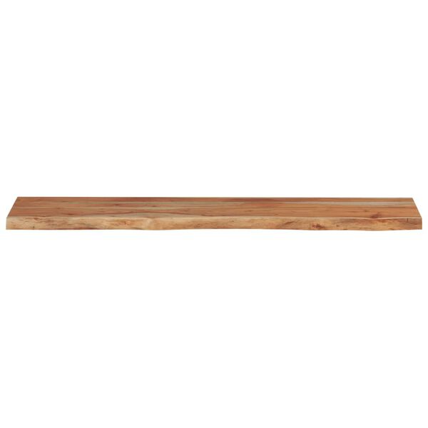 vidaXL &Eacute;tag&egrave;re murale rectangulaire massif acacia bordure assortie