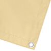 vidaXL &Eacute;cran de balcon Sable 100 x 500 cm Tissu Oxford