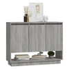vidaXL Buffet Sonoma gris 97x31x75 cm Bois d'ing&eacute;nierie