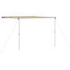 vidaXL Auvent de camping-car et caravane 3x3x2,15 m Beige