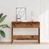 vidaXL Table console vieux bois 100x35x76,5 cm bois d'ing&eacute;nierie