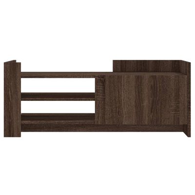 vidaXL Meuble TV Chêne marron 100x35x40 cm Bois d'ingénierie