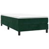 vidaXL Cadre de lit vert fonc&eacute; 80x200 cm velours