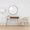 vidaXL Panneaux muraux 48 pcs blanc 50x50 cm XPS 12 m&sup2; &eacute;toile
