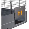 Ferplast Cage &agrave; lapins Multipla 107,5x72x50 cm Noir