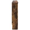 vidaXL Cache-Radiateur Ch&ecirc;ne fum&eacute; 112 x 19 x 81,5 cm Bois d'ing&eacute;nierie