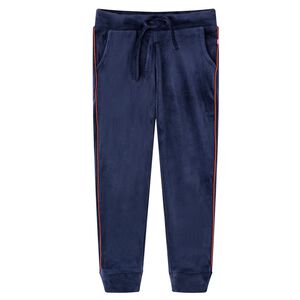 Pantalon de surv&ecirc;tement pour enfants bleu marine 104