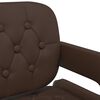 vidaXL Tabouret de bar marron similicuir