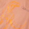 T-shirt enfants &agrave; manches courtes orange clair 104