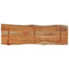 vidaXL Dessus de table 120x40x2,5 cm rectangulaire bois massif acacia
