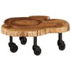 vidaXL Table basse bois d'acacia massif 60x55x25 cm