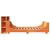 vidaXL Cadre de lit sans matelas cire marron 140x200cm bois pin massif