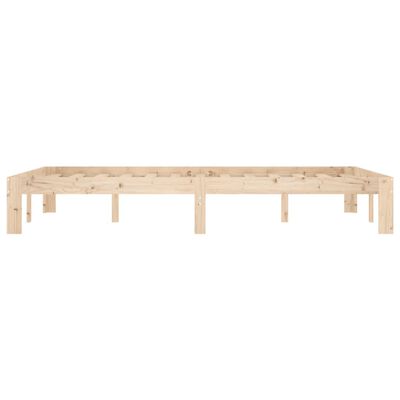 vidaXL Cadre de lit sans matelas bois de pin massif 120x200 cm