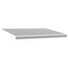 vidaXL Auvent r&eacute;tractable anthracite et blanc 4,5x3 m tissu/aluminium