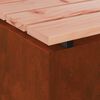 vidaXL Banc de jardin Rouill&eacute; 100 x 40 x 43 cm