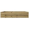 vidaXL Jardini&egrave;re 110x110x23 cm bois de pin impr&eacute;gn&eacute;