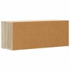 vidaXL Meuble TV Ch&ecirc;ne Sonoma 100 x 35 x 40 cm Bois d'ing&eacute;nierie