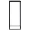 vidaXL Tables d'appoint 2 pcs Noir Acier