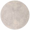 vidaXL Tapis d'int&eacute;rieur GALATI Beige &Oslash; 200 CM Polyester