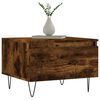 vidaXL Tables basses 2 pcs chêne fumé 50x46x35 cm bois d'ingénierie