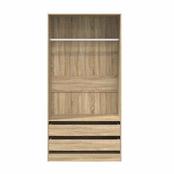 vidaXL Garde-robe Ch&ecirc;ne sonoma 100x50x200 cm Bois d'ing&eacute;nierie