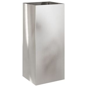 vidaXL Jardini&egrave;re argent&eacute; 32x29x75 cm acier inoxydable