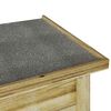 vidaXL Bo&icirc;te de rangement Naturel 119 x 44,5 x 58 cm Pin&egrave;de impr&eacute;gn&eacute;e