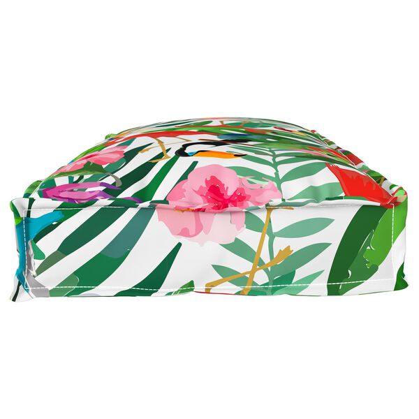 vidaXL Coussin Floral Multicolore 100 x 40 x 8 cm Tissu Oxford
