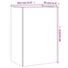vidaXL Meuble TV mural blanc 40,5x30x60 cm bois d'ing&eacute;nierie