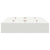 vidaXL Cadre de lit avec rangement avec stockage Blanc 140 x 190 cm