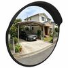 vidaXL Miroir de circulation convexe ext&eacute;rieur noir &Oslash; 60 cm Polycarbonate