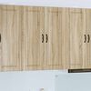 vidaXL Armoire de cuisine avec &eacute;tag&egrave;re Ch&ecirc;ne Sonoma 80 x 31 x 100 cm