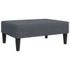 vidaXL Repose-pied gris fonc&eacute; 77x55x31 cm velours
