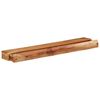vidaXL &Eacute;tag&egrave;res murales 2 pcs 100x17x8 cm bois massif d'acacia