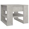 vidaXL Table basse gris b&eacute;ton 55,5x55x45 cm bois d'ing&eacute;nierie
