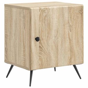 vidaXL Cabinet de chevet Ch&ecirc;ne Sonoma 43 x 34,5 x 50 cm