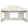 vidaXL Tente de r&eacute;ception pliable avec parois Aluminium 4,5x3 m Cr&egrave;me