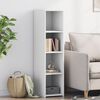 vidaXL Buffet blanc 30x41x124 cm bois d'ing&eacute;nierie