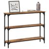 vidaXL Table console Bois ancien 100 x 22,5 x 75 cm Bois d'ing&eacute;nierie