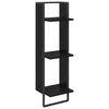 vidaXL Ensemble d'&eacute;tag&egrave;res murales 6 pcs Ch&ecirc;ne noir 100 x 25 x 30 cm