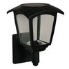 Luxform Applique &agrave; LED solaire intelligente hybride Minnesota Noir