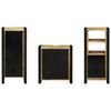 vidaXL Ensemble de mobilier de salle de bain avec tiroir 3 pcs
