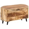 vidaXL Banc &agrave; chaussures 80x30x45 cm bois massif de manguier