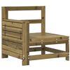 vidaXL Salon de jardin 7 pcs bois de pin impr&eacute;gn&eacute;