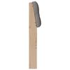vidaXL T&ecirc;te de lit capitonn&eacute;e Taupe 100 cm Pin massif