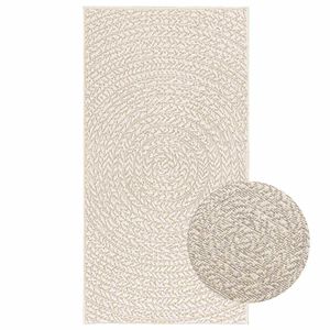vidaXL Tapis ZIZUR cr&egrave;me 60x110 cm aspect de jute int&eacute;rieur ext&eacute;rieur