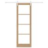 vidaXL Porte coulissante ORKDAL Naturel 78 x 232 cm