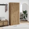 vidaXL Armoire &agrave; chaussures ch&ecirc;ne artisanal bois d'ing&eacute;nierie